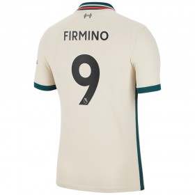 Jalkapallo Pelipaidat Liverpool Roberto Firmino 9 Vieraspaita 2021-2022 Lyhythihainen